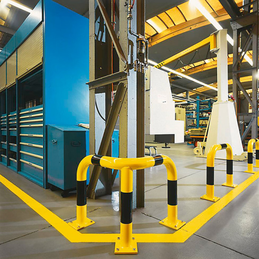 Защитный барьер для парковки угловой